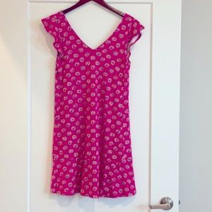 Loft pink dress, size small